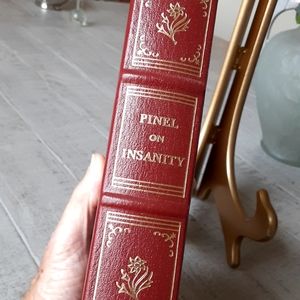 PINEL on INSANITY,  THE CLASSICS of MEDICINE LIBRARY,  Red & Gld Leather Bound